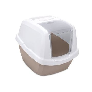 Imac Maddy Bej Beyaz 57x43x41 cm Junior Kapalı Kedi Tuvaleti