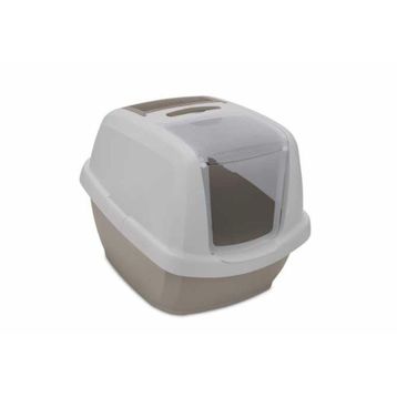 Imac Maddy Bej Beyaz 57x43x41 cm Junior Kapalı Kedi Tuvaleti