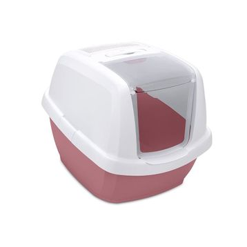 Imac Maddy Pembe Beyaz 57x43x41 cm Junior Kapalı Kedi Tuvaleti