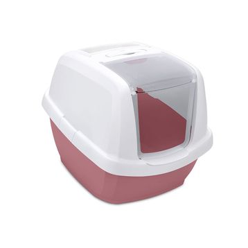 Imac Maddy Pembe Beyaz 57x43x41 cm Junior Kapalı Kedi Tuvaleti