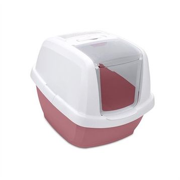 Imac Maddy Pembe Beyaz 57x43x41 cm Junior Kapalı Kedi Tuvaleti