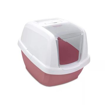Imac Maddy Pembe Beyaz 57x43x41 cm Junior Kapalı Kedi Tuvaleti