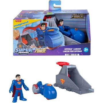 Imaginext JJY34 - Superman Launcher JKJ49 DC Super Friends Aksiyon Figürü Fırlatma Seti