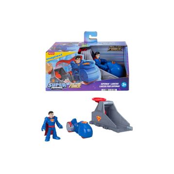 Imaginext JJY34 - Superman Launcher JKJ49 DC Super Friends Aksiyon Figürü Fırlatma Seti