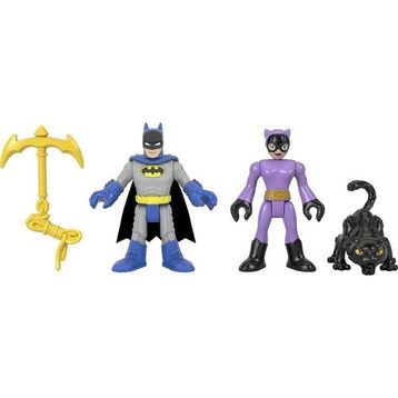 Imaginext M5645-GWP59 DC Super Friends Batman & Catwoman Aksiyon Figürleri