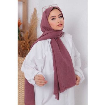 İmaj Butik Açık Bordo Poloist Orjinal Pamuk Şal