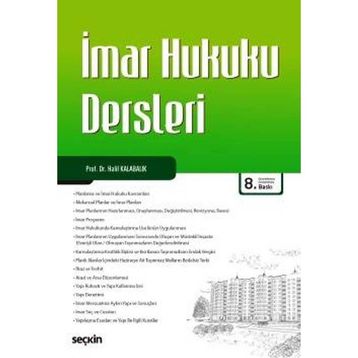 İmar Hukuku Dersleri - Halil Kalabalık