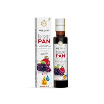 İmmu-nat Immupan 250 ml Kırmızı Pancar ve Siyah Üzüm Çekirdeği Ekstraktı