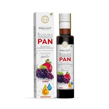 İmmu-nat Immupan 250 ml Kırmızı Pancar ve Siyah Üzüm Çekirdeği Ekstraktı