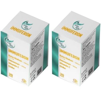Immuferon Beta Glucan Vitamin C 30 Kapsül