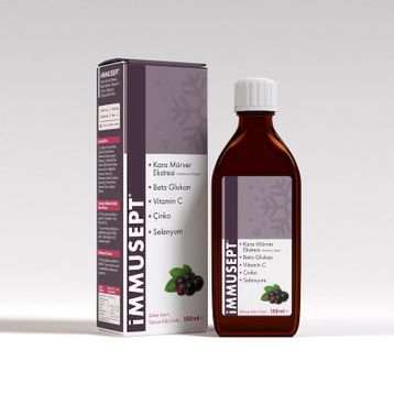 İmmusept Kara Mürver 150 ml Şurup