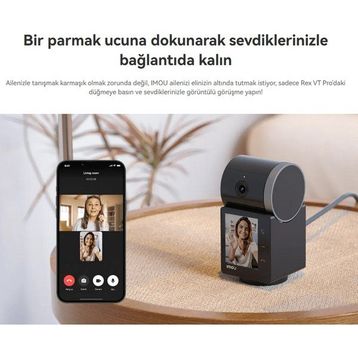 Imou IPC-S2VBP-5M0WR Rex VT Pro 5 MP İç Ortam PT IP Kamera