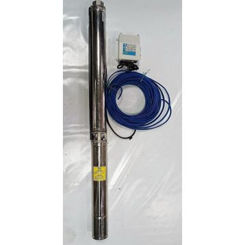 Impo SK 415/08 Technoplast Başlıklı Derin Kuyu 3 Hp Monofaze Motorlu 50 mt Kablolu Panolu Dalgıç Pompa