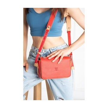 ImPolo Dayanna Kırmızı Taba 16x22 cm Kadın Omuz ve Çapraz Çanta
