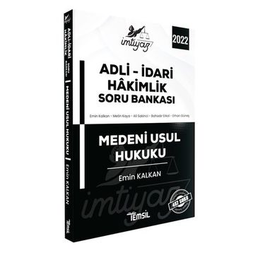 İmtiyaz Adli-İdari Hakimlik Soru Bankası Medeni Usul Hukuku 2022 Temsil Kitap Yayınları