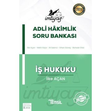 İmtiyaz İş Hukuku Adli Hakimlik Soru Bankası