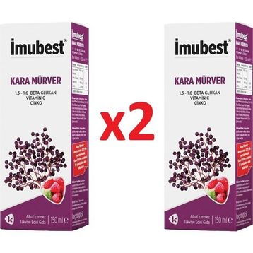 İmubest Kara Mürver 150 ml Şurup