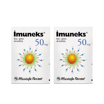 Imuneks Beta Glukan 50 mg 40 Kapsül