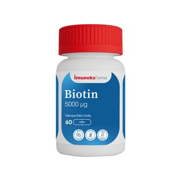 İmuneks Farma Biotin 5000 mg 60 Tablet