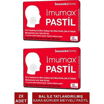 İmuneks Farma İmumax 2x12 Pastil