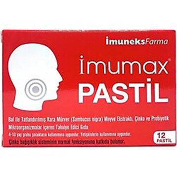 Imuneks İmumax Karamürver 12 Pastil