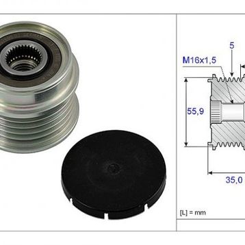 İna 535000510 Passat Alternatör Kasnağı