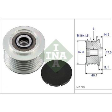 İna 535005210 Transporter Alternatör Kasnağı