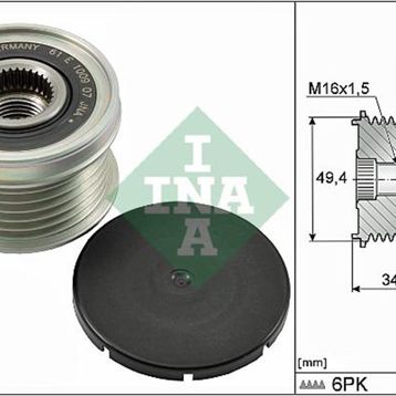 İna 535015510 Golf Alternatör Kasnağı