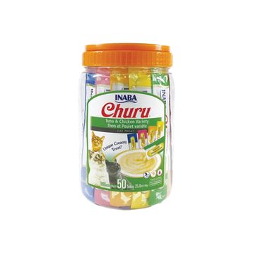 Inaba Ciao Churu Cream Tuna ve Tavuklu 50x14 gr Kedi Ödül Kreması