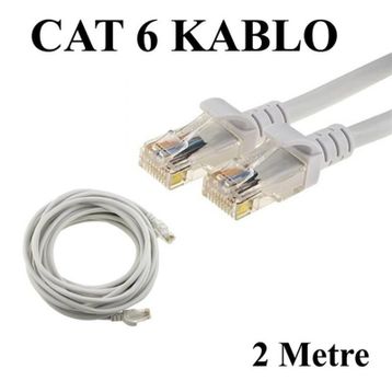 Inca CAT6-02TG 2 m Gri Görüntü Kablo