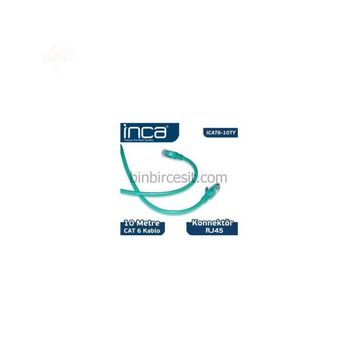 Inca ICAT6-10TY 10 Mt Network Kablosu