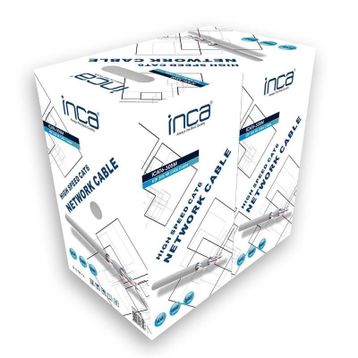 Inca ICAT6-305M 305 mt 0.57 mm AWG CAT6 Gri Kablo