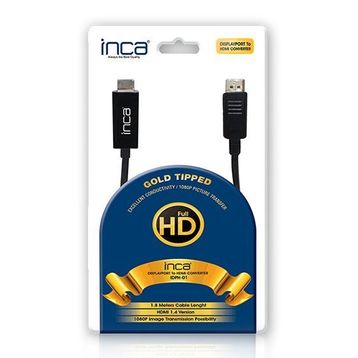 Inca IDPH-01 Displayport-Hdmı 1.8 mt Blister Kablo