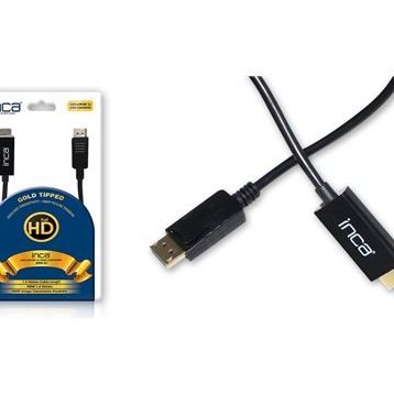 Inca IDPH-01 Displayport-Hdmı 1.8 mt Blister Kablo