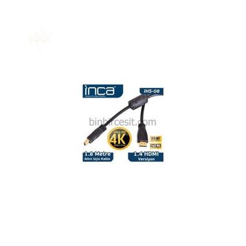 Inca IHS-08 Altın Uçlu HDMI Kablo