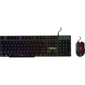 Inca IKG-448T USB Kablolu Mekanik RGB Q Gaming Klavye Mouse Seti
