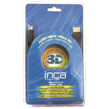 Inca IMH-02 Altın Uclu HDMI Kablo