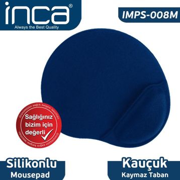 Inca IMSp-008 Sılıcone Black Mouse Pad