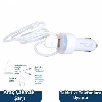 Inca IPS-550B Araç İçi Şarj Cihazı