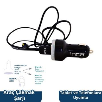 Inca IPS-550S Araç İçi Şarj Cihazı