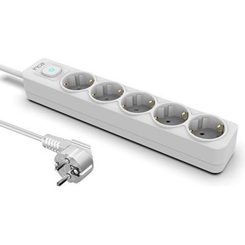 Inca IPW-44GB 5 Port Akım Korumalı 1.5 m Beyaz LED Tuşlu Priz