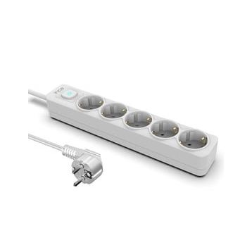 Inca IPW-44GB 5 Port Akım Korumalı 1.5 m Beyaz LED Tuşlu Priz