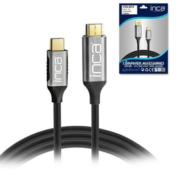 Inca ITCD-02TX 2 m TYPE-C DP 2 m 4K Görüntü Kablosu