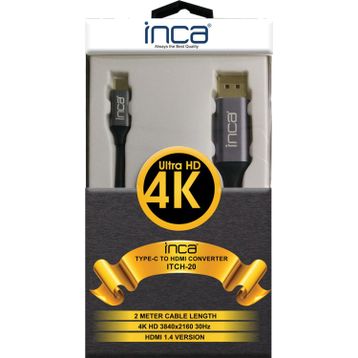 Inca ITCH-20 Type-C To HDMI 4K 2 m Kablo