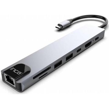 Inca ITPC-7 Type-C Hub X8 Combo Çoklayıcı