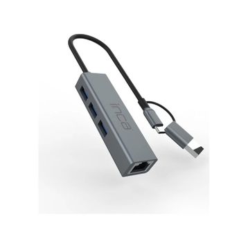 Inca IUTP-03T USB Hub X3 USB 3.0 10 GBPS + Ethernet RJ45 1000 Mbps Çoklayıcı