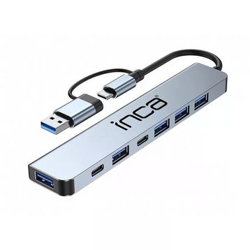 Inca IUTP-7 USB Type-C Hub X7 Alüminyum Çoklayıcı