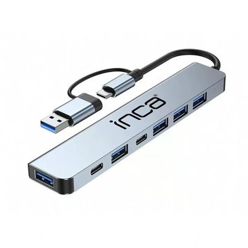 Inca IUTP-7 USB Type-C Hub X7 Alüminyum Çoklayıcı