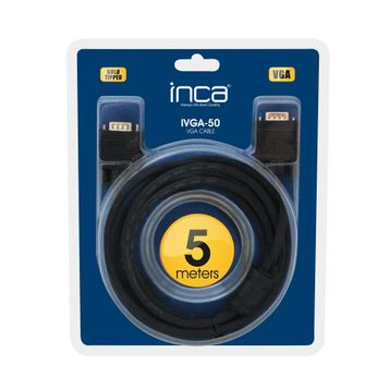 Inca IVGA-50 Vga 5 m Altın Uçlu Blister VGA Kablo