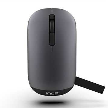 Inca IWM-242G Gri Optik Şarjlı Sessiz Kablosuz Mouse